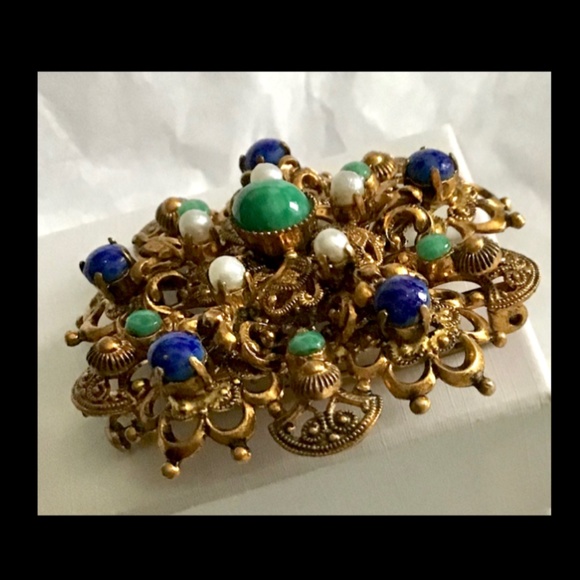 Jewelry - 1950 Filigree Brooch